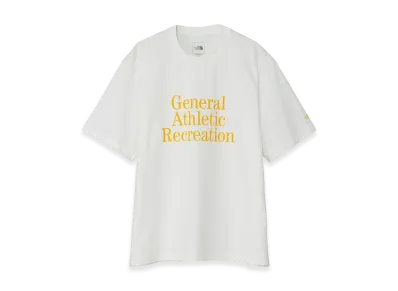 The North Face General Athletic Recreation Typographic White Short Sleeve Tee Unisex "White/Yellow"