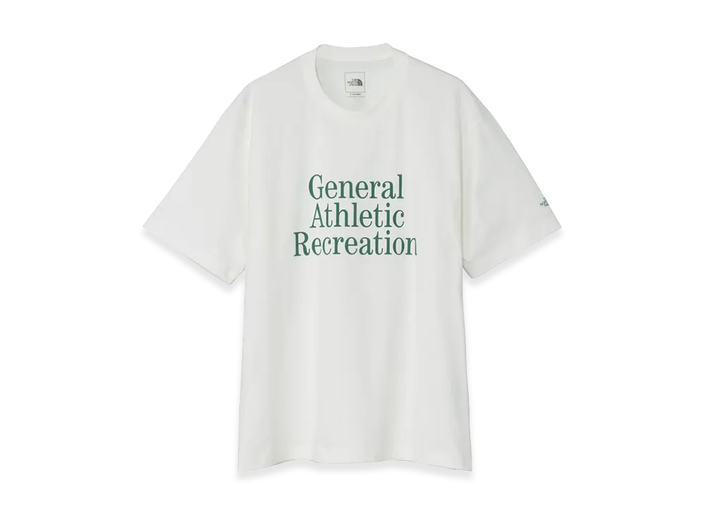 The North Face General Athletic Recreation Typographic White Short Sleeve Tee Unisex "White/Green"