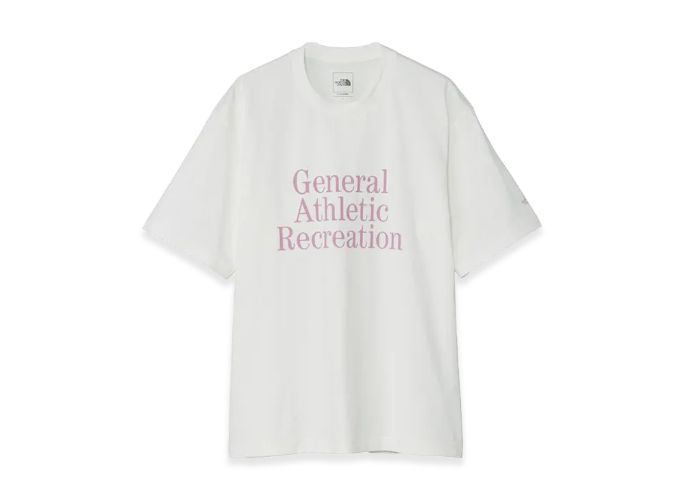 The North Face General Athletic Recreation Typographic White Short Sleeve Tee Unisex "White/Sea Fog"