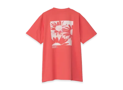 The North Face Short Sleeve ES Flower Box Logo Tee "Hot Coral"