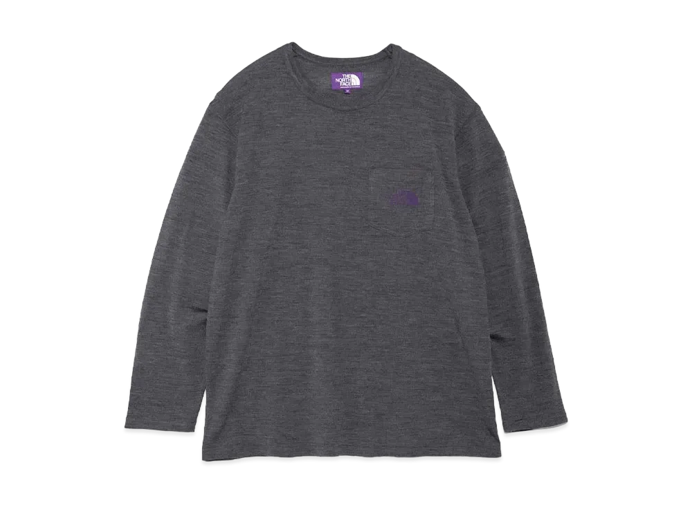 The North Face PURPLE LABEL Merino Field Long Sleeve Tee "Asphalt Gray"