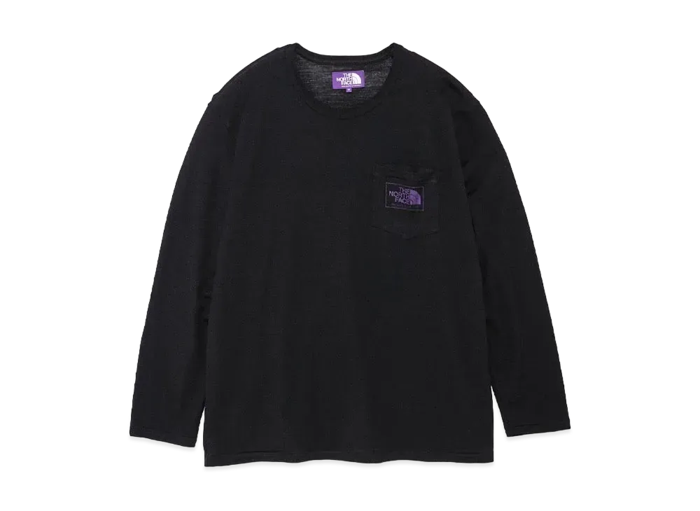 The North Face PURPLE LABEL Merino Field Long Sleeve Tee "Black"