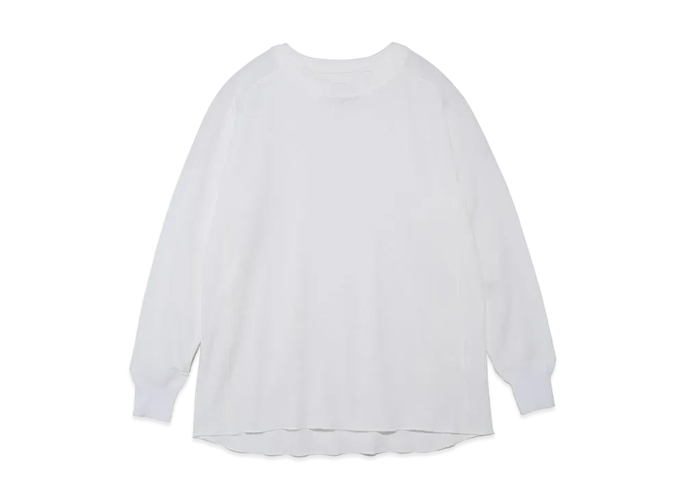 The North Face PURPLE LABEL Thermal Field Long Sleeve Tee "White"