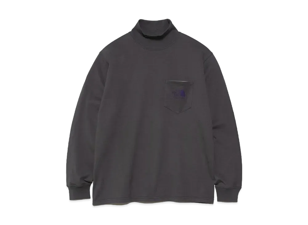 The North Face PURPLE LABEL Field Mockneck Long Sleeve Tee "Asphalt Gray"