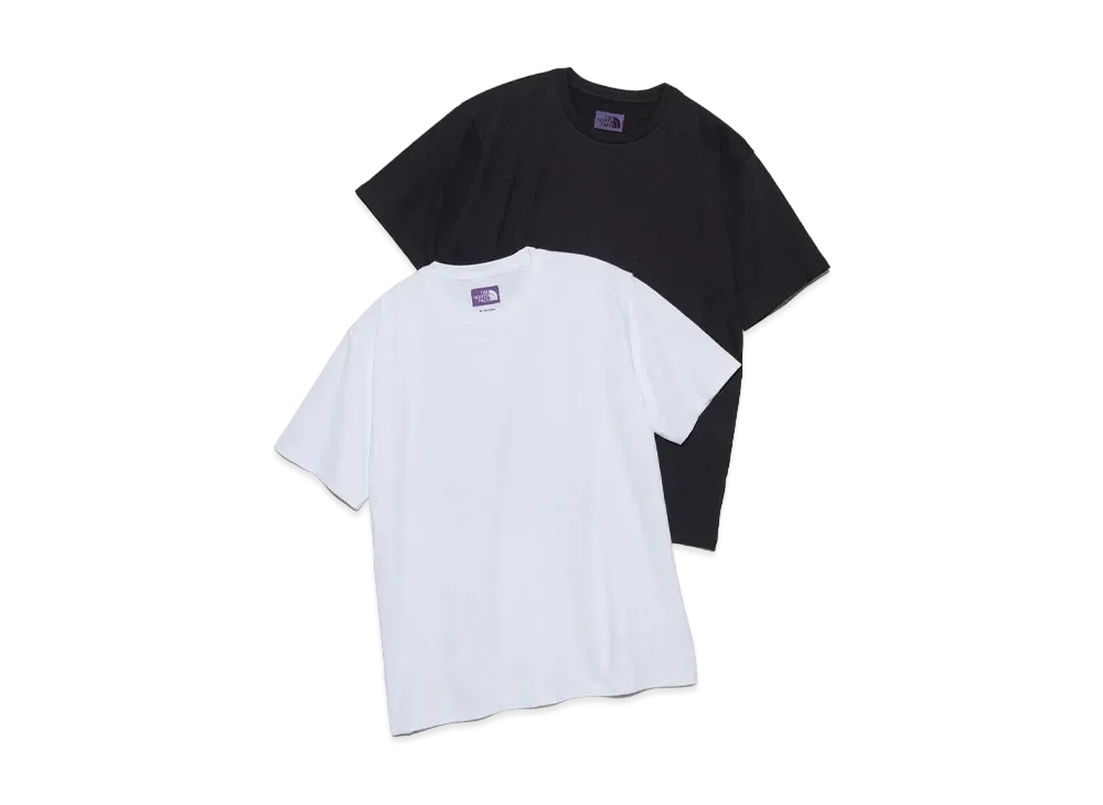 The North Face PURPLE LABEL Pack Field Tee "White x Black"