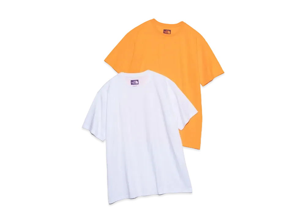 The North Face PURPLE LABEL Pack Field Tee "White x Orange"