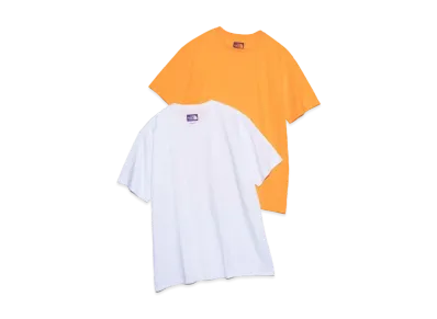 The North Face PURPLE LABEL Pack Field Tee "White x Orange"