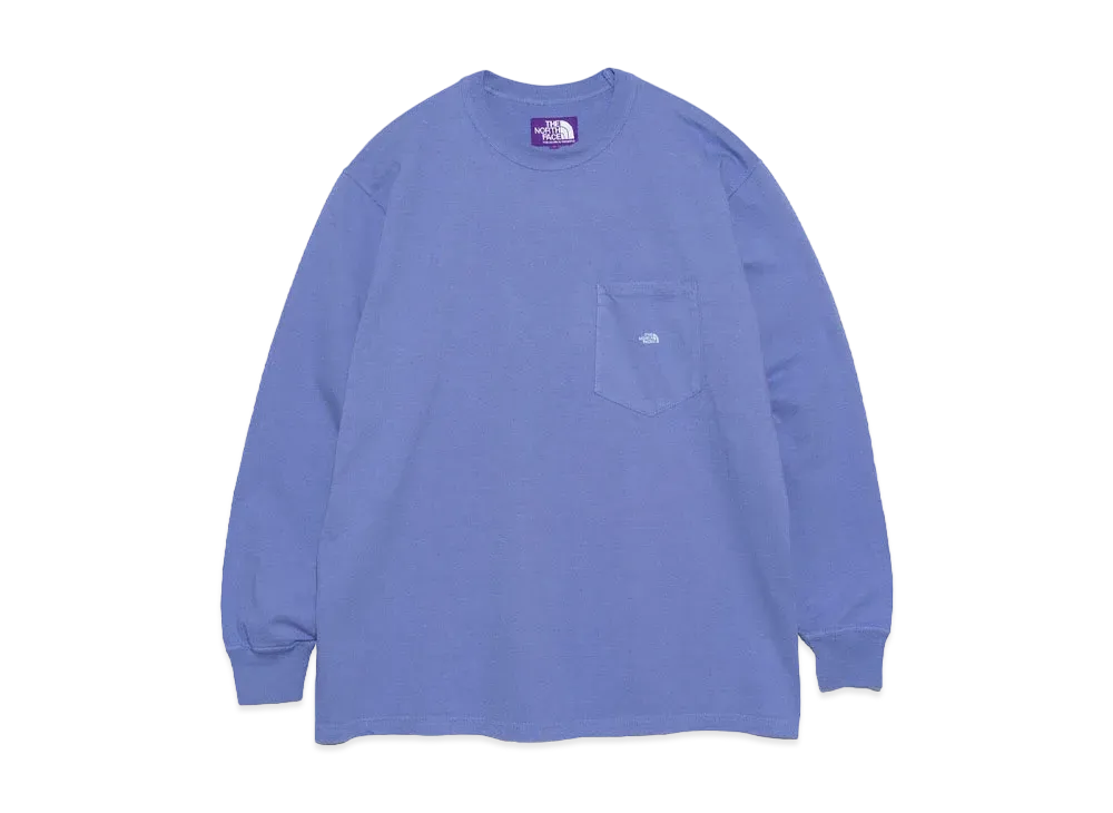 The North Face PURPLE LABEL 7oz Long Sleeve Pocket Tee "Smokey Purple x Off White"