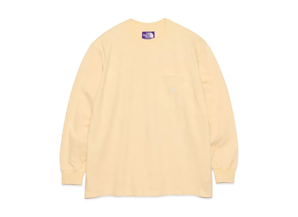 The North Face PURPLE LABEL 7oz Long Sleeve Pocket Tee "Butter x Off White"