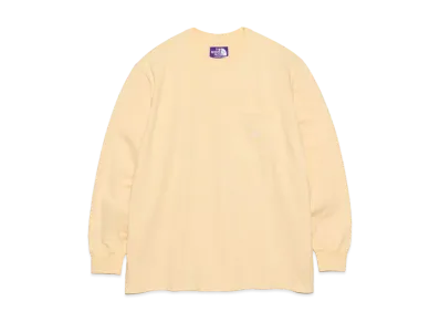 The North Face PURPLE LABEL 7oz Long Sleeve Pocket Tee "Butter x Off White"