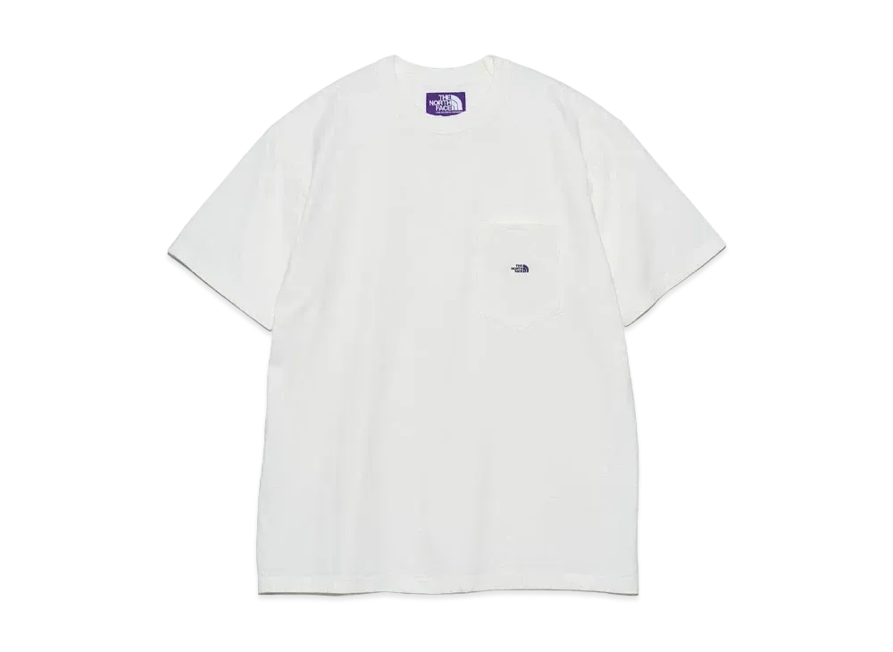 The North Face PURPLE LABEL 7oz Pocket Tee "Off White x Purple"