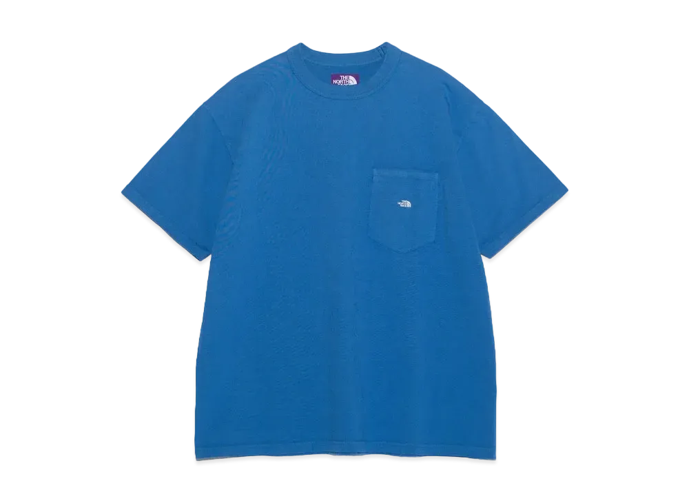 The North Face PURPLE LABEL 7oz Pocket Tee "Royal BluexOff White