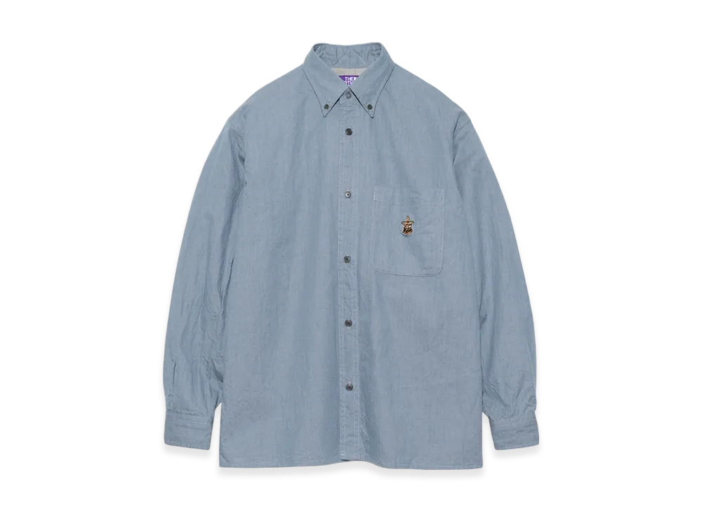 The North Face Purple Label Fffes Button Down Shirt "Blue"