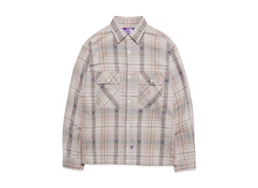 The North Face PURPLE LABEL Amunzen Plaid Field Shirt "Ivory"