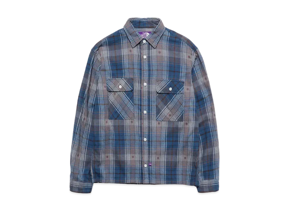 The North Face PURPLE LABEL Amunzen Plaid Field Shirt "Navy"