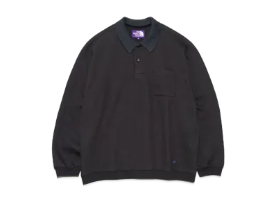 The North Face PURPLE LABEL Field Long Sleeve Pocket Polo "Charcoal"