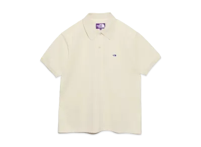 The North Face PURPLE LABEL Moss Stitch Field Short Sleeve Polo "Cream"