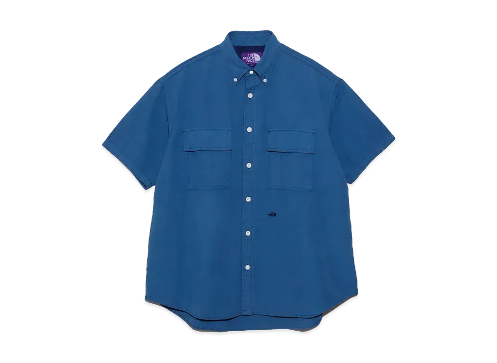 The North Face PURPLE LABEL Button Down Field S/S Shirt "Blue"