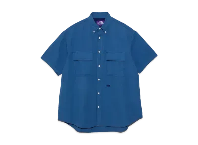 The North Face PURPLE LABEL Button Down Field S/S Shirt "Blue"