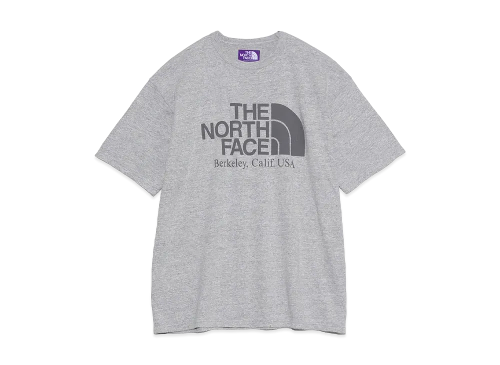 The North Face PURPLE LABEL Cotton Rayon Field Graphic Tee "Mix Grey"