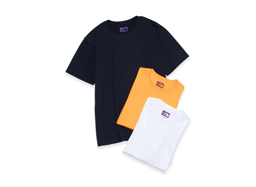 The North Face Purple Label Pack Field Tee 3P "White/Orange/Navy"