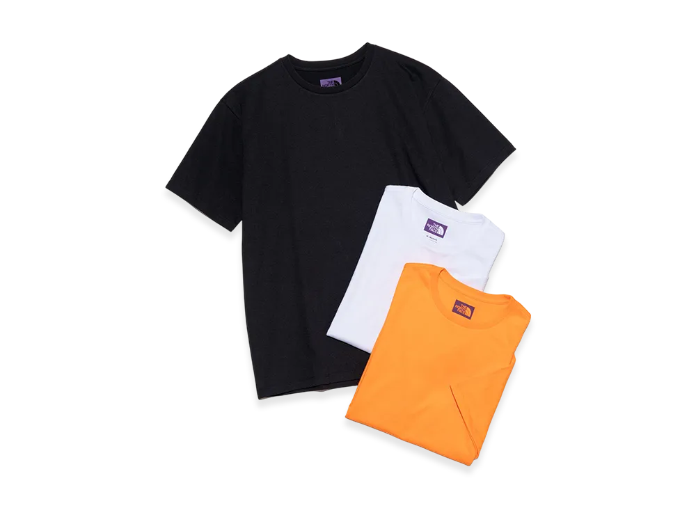 The North Face Purple Label Pack Field Tee 3P "White/Orange/Black"