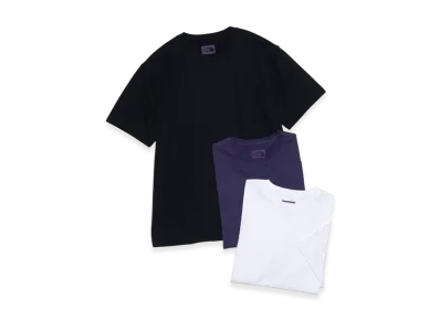 The North Face Purple Label Pack Field Tee 3P "White/Purple/Black"