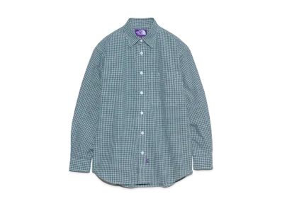 The North Face PURPLE LABEL Regular Collar Gingham Field Shirt "Green"