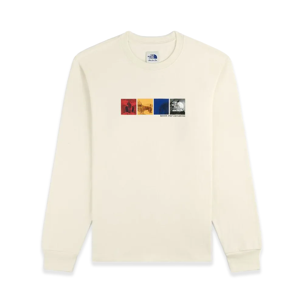 The North Face x Aime Leon Dore Long Sleeve Tee "Natural White"