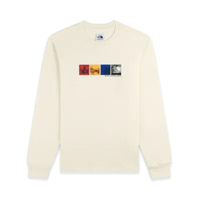 The North Face x Aime Leon Dore Long Sleeve Tee "Natural White"