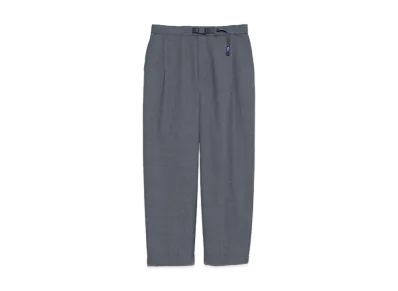 The North Face PURPLE LABEL Polyester Wool Oxford Wide Tapered Field Pants "Mix Gray"