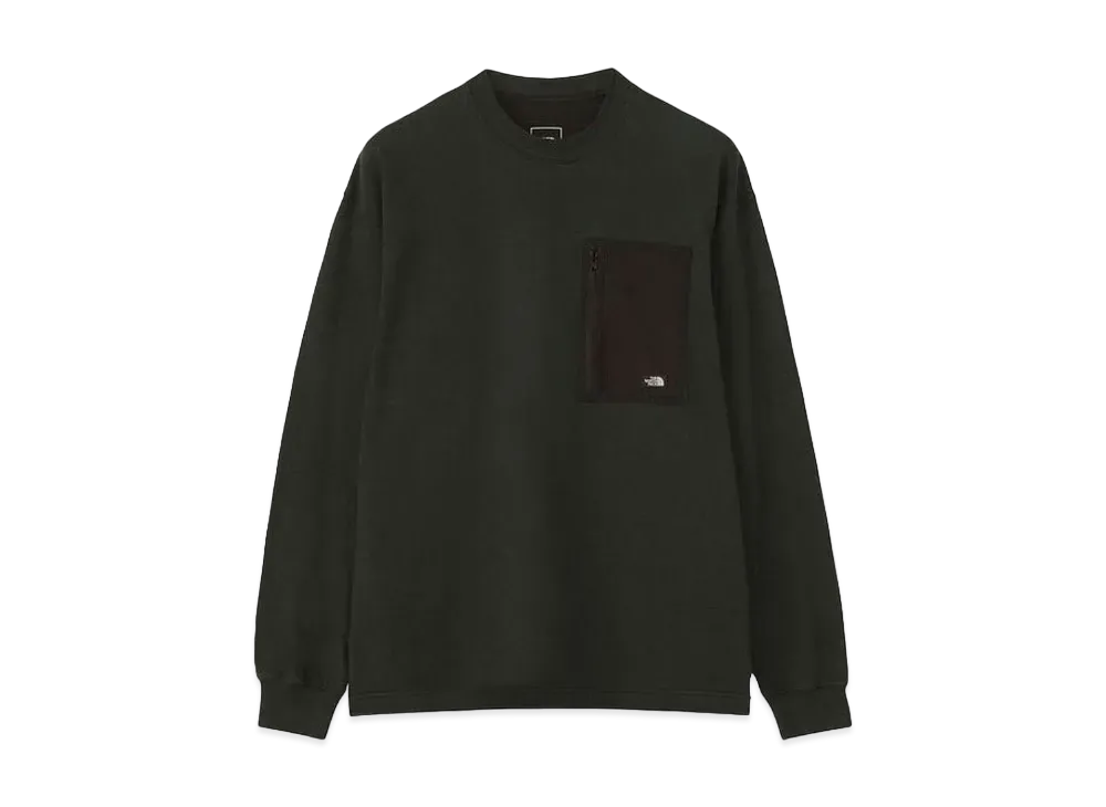 The North Face Long Sleeve Field Pocket Tee "Black"