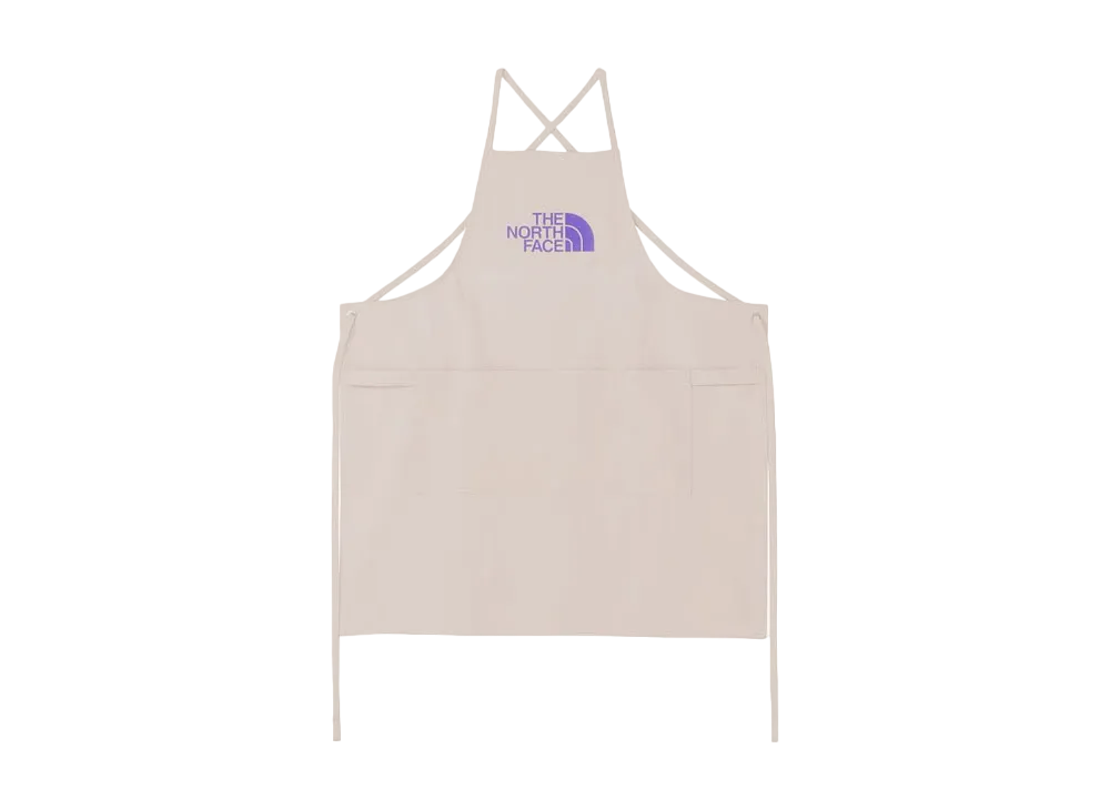 The North Face TNF Logo Apron "NaturalxTNF Purple"