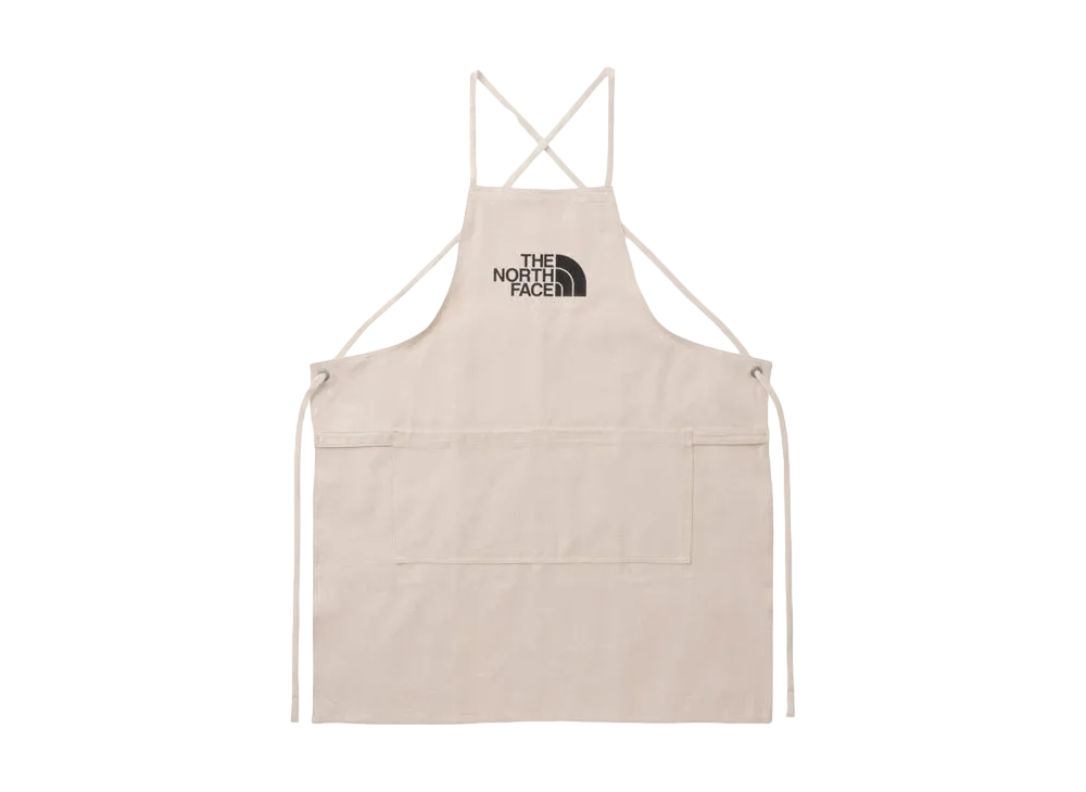 The North Face TNF Logo Apron "NaturalxBlack"