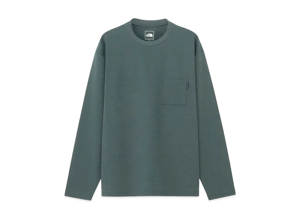 The North Face Long Sleeve Airy Relax Tee "Spruce Green"