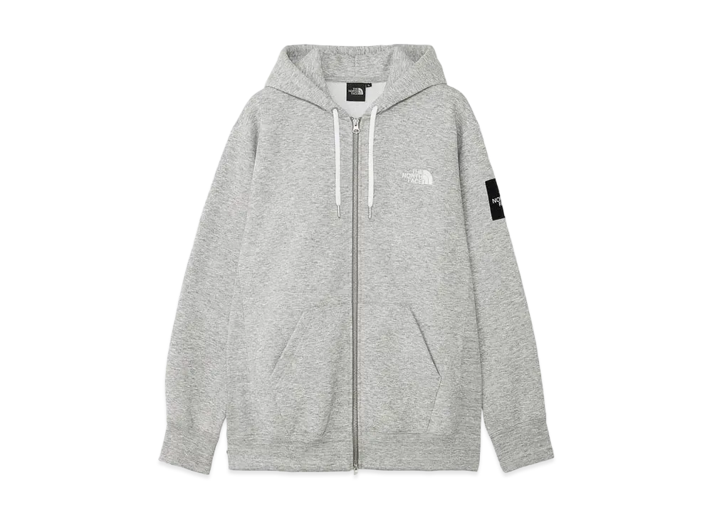 The North Face Square Logo Full Zip "Mix Gray"