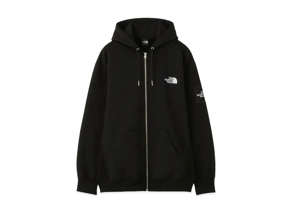 The North Face Square Logo Full Zip "Black"