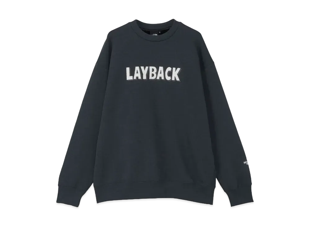 The North Face Layback Crew "Asphalt Gray"