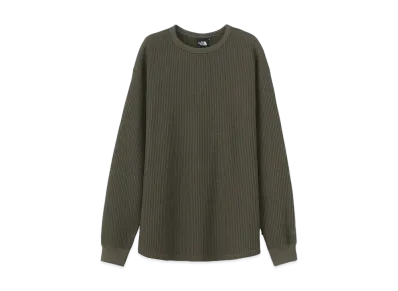 The North Face Long Sleeve Warm Waffle Crew "New Taupe"
