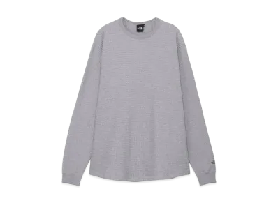 The North Face Long Sleeve Warm Waffle Crew "Mix Gray"