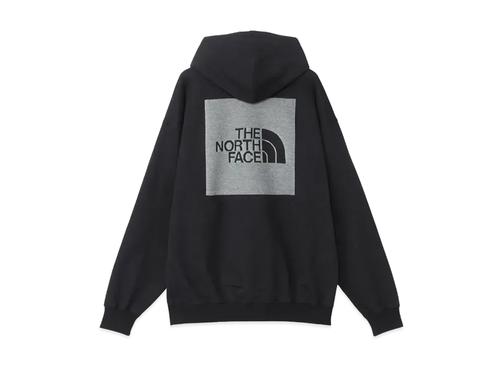 The North Face Jacquard Back Square Logo Hoodie "Black"