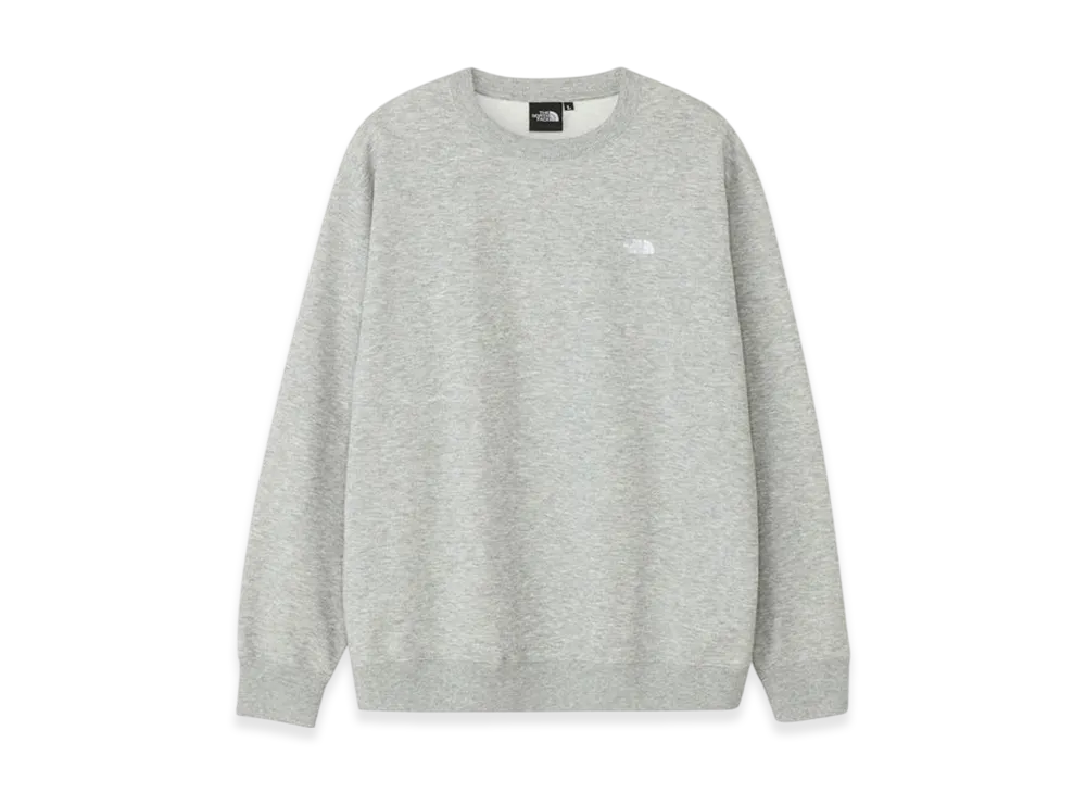 The North Face Small Logo Heather Sweat Crew "Mix Gray"