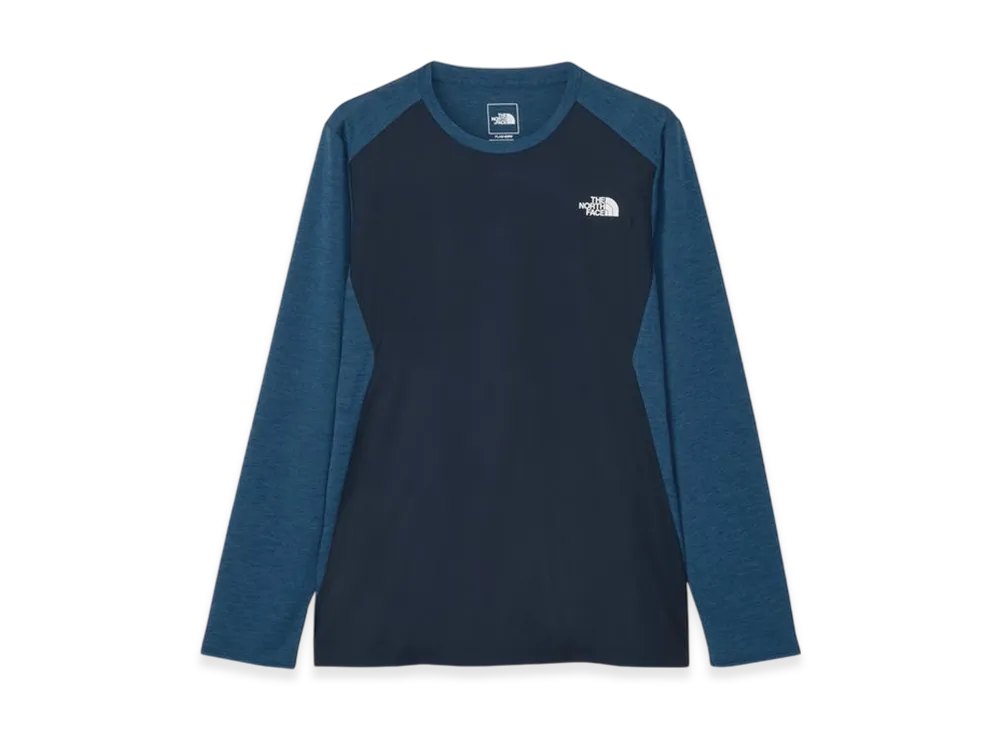 The North Face Long Sleeve Hybrid GTD Melange Crew "Mountain Blue"