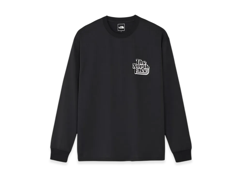 The North Face Long Sleeve Free Run Graphic Crew "Black"