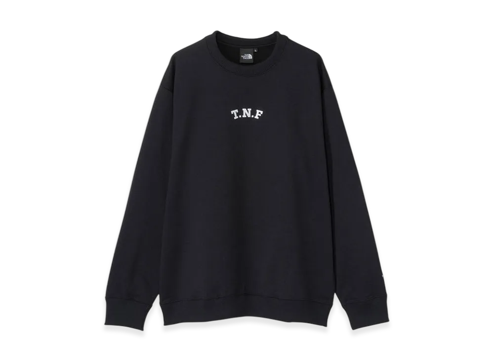 The North Face TNF Logo Heather Sweat Crew "Black"