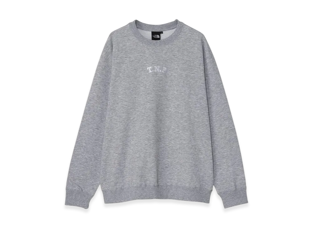 The North Face TNF Logo Heather Sweat Crew "Mixed Grey"