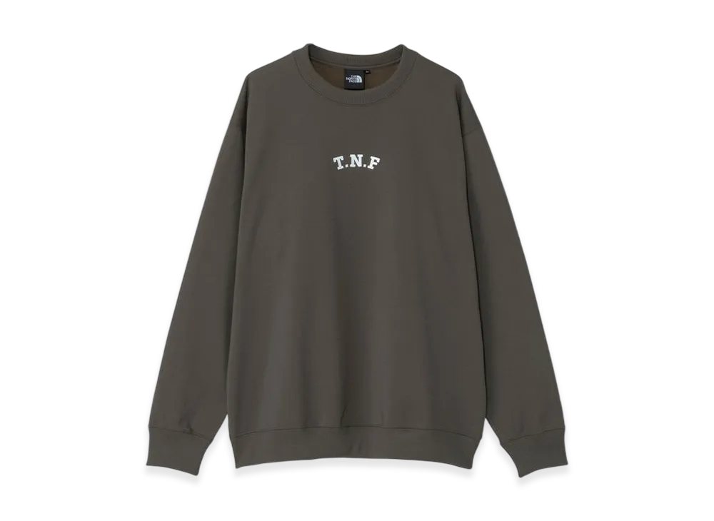 The North Face TNF Logo Heather Sweat Crew "New Taupe"