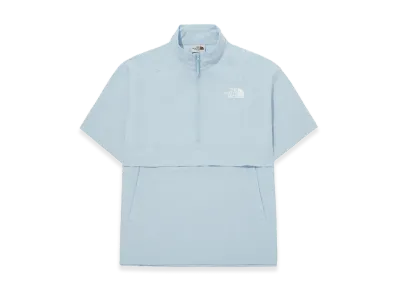 The North Face Ice Run Half Zip S/S T-Shirt "Light Blue"