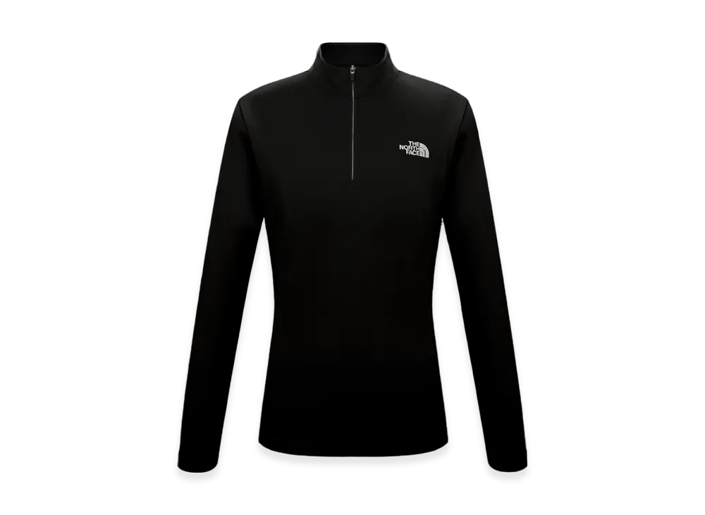 The North Face Mountain Flex Zip T-Shirt (W) "Black"