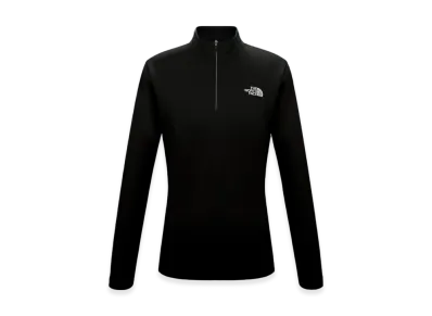 The North Face Mountain Flex Zip T-Shirt (W) "Black"